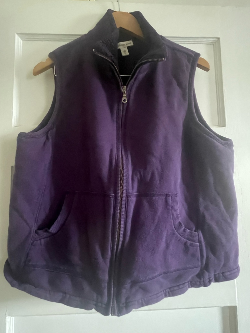 Coldwater Creek Purple Zip-Front Fleece Vest

XL

Good preworn condition